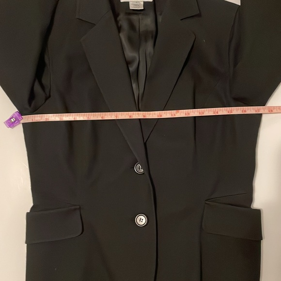 Nine West Black Jacket/Blazer - 3/4 sleeve, size 4 - Picture 8 of 10